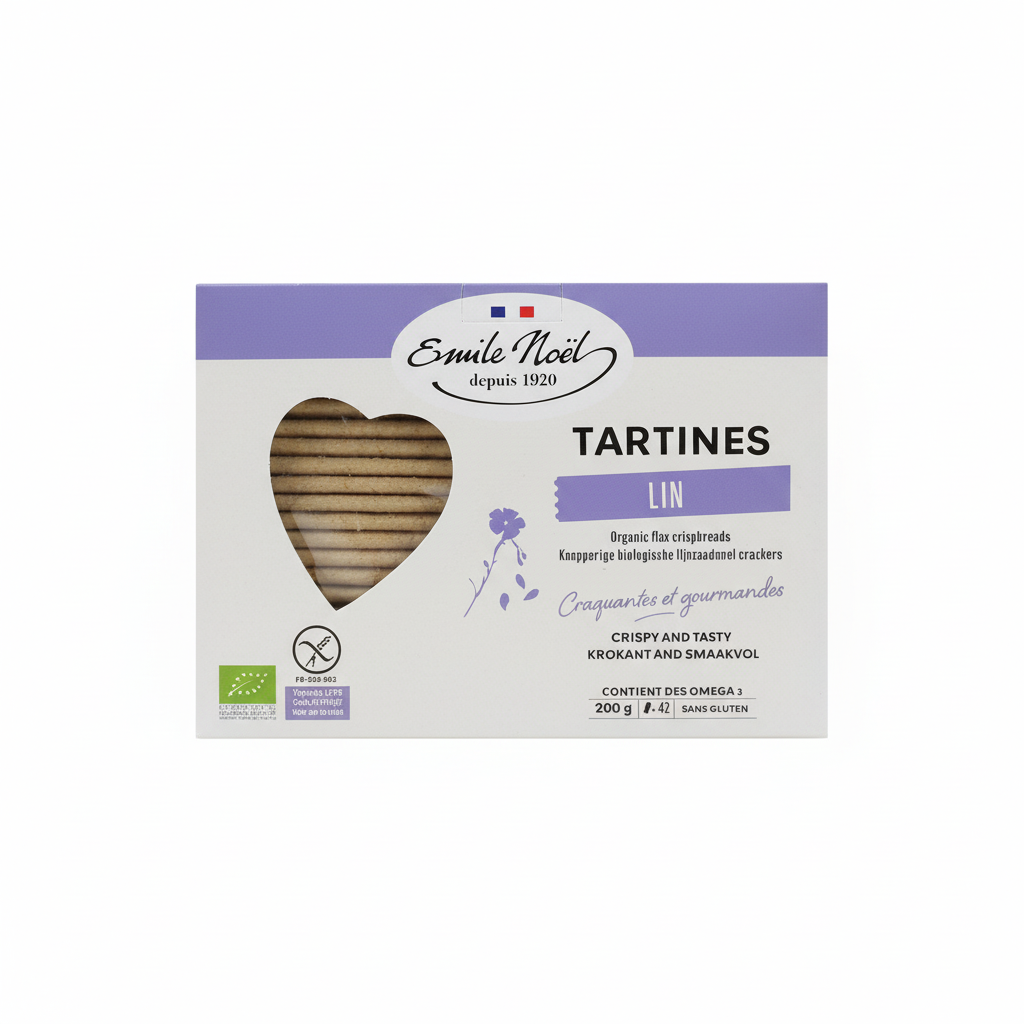 émile Noël -- Tartines sans gluten lin bio - 200 g