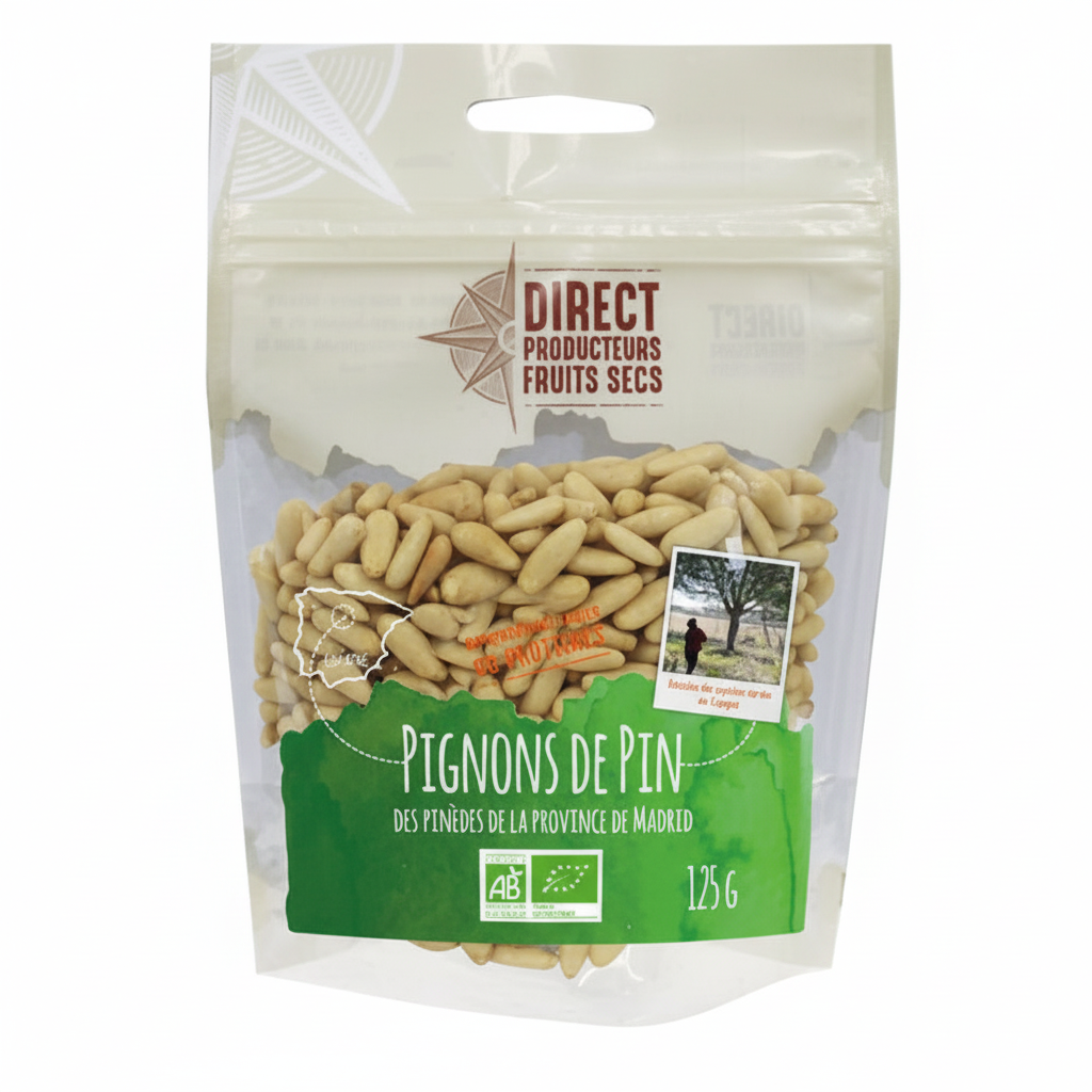 Pépite -- Pignons de pin bio (origine Espagne) - 125 g