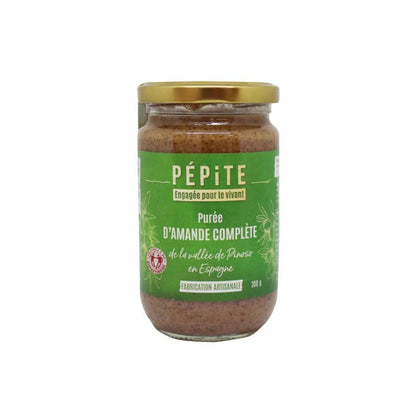 Pépite -- Purée d'amandes complètes bio (espagne) - 300 g