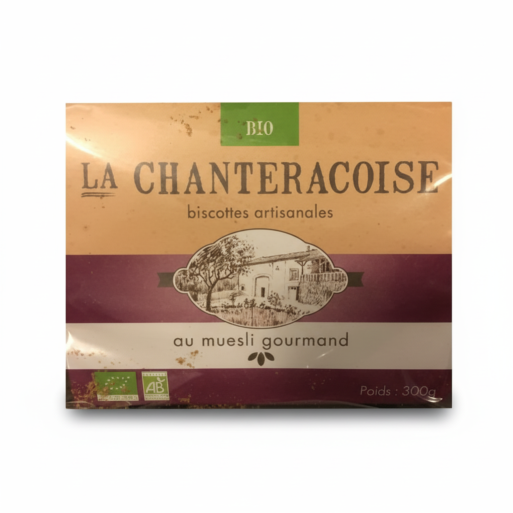 La Chanteracoise -- Biscottes bio muesli gourmand - 300 g