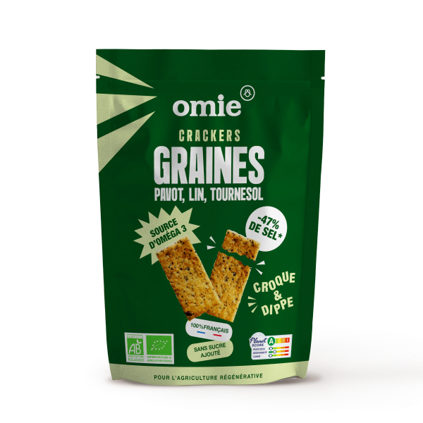 Crackers aux graines bio (100% français) - 1