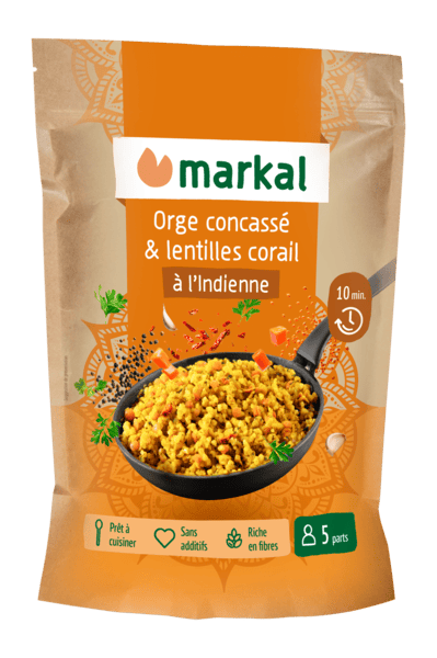 Mix bio à l'indienne (boulgour d'orge & lentilles corail) - 1