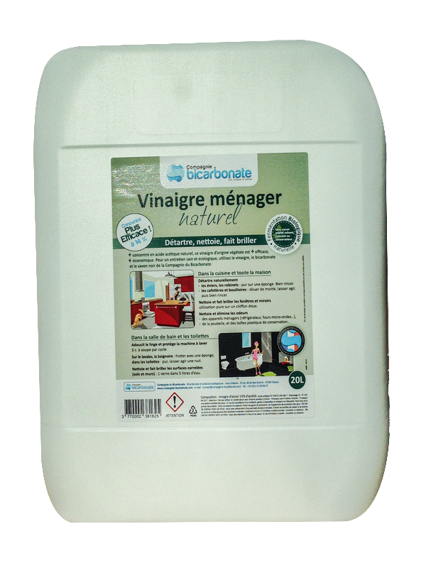 Vinaigre ménager concentré neutre à 14° - 1